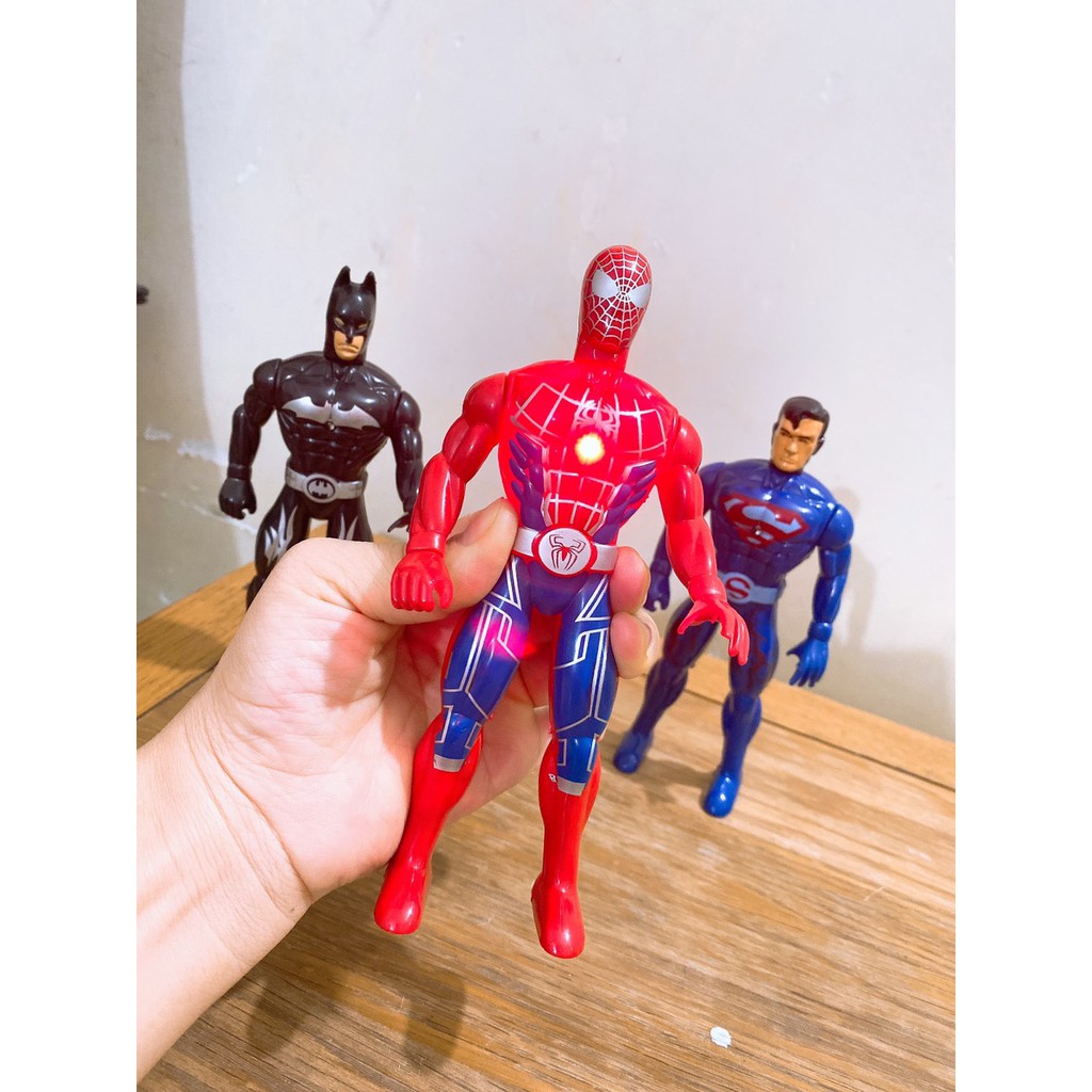 Bộ sưu tập mô hình 3 nhân vật siêu anh hùng Avengers (ảnh thật)