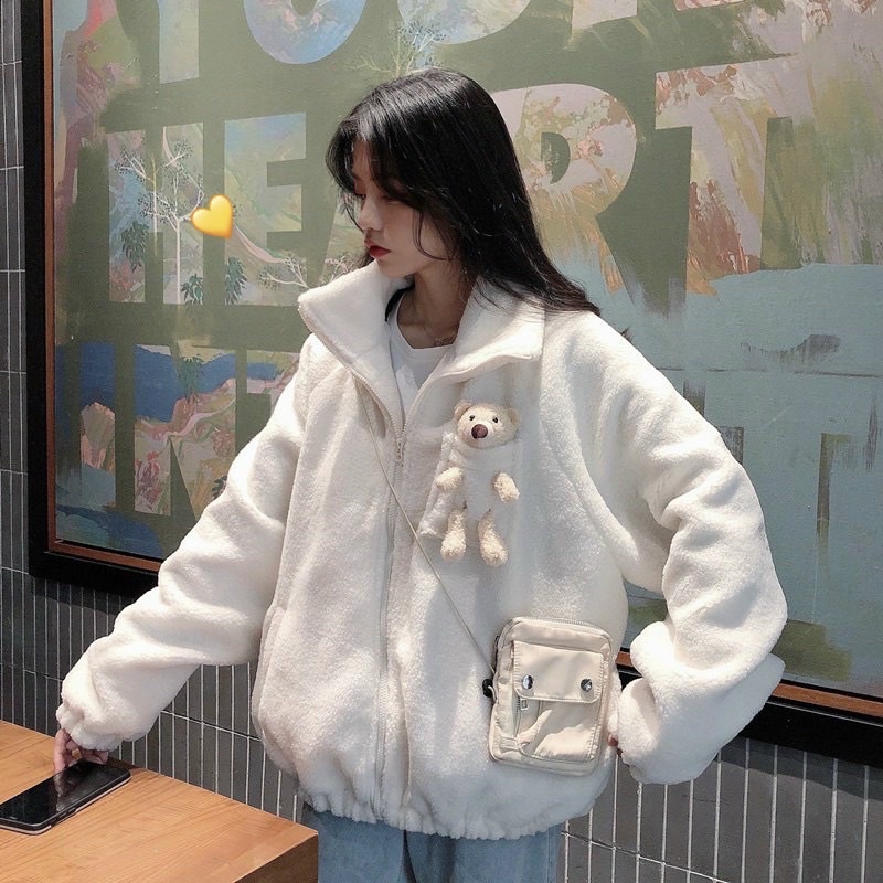 🌸Áo lông túi gấu🌸