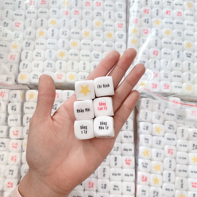 Viên xí ngầu uống bia