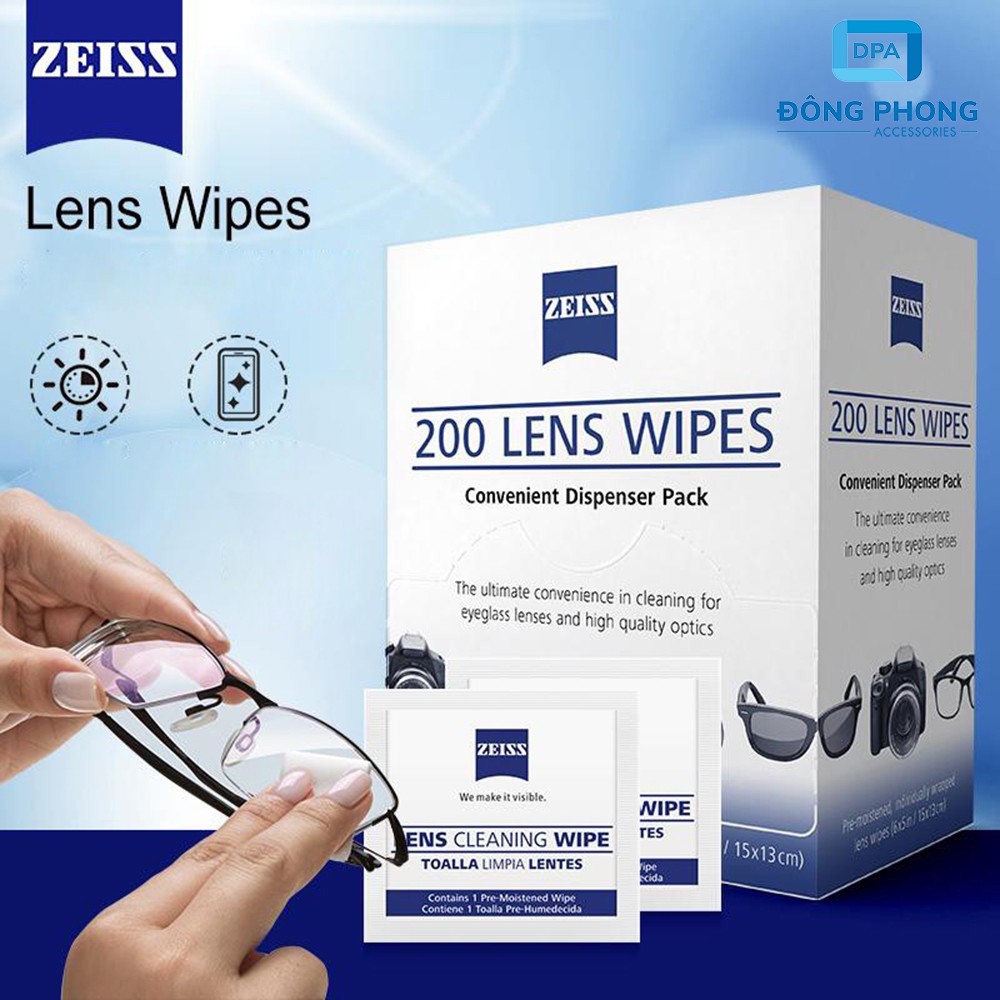 Combo 10 Khăn Lau Lens, Vệ Sinh Đồ Điện Tử Cao Cấp Chính Hãng Carl Zeiss