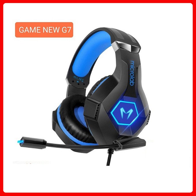 Tai nghe Microlab G7 NEW Tai ghe Gaming chụp tai  - Hàng Chính Hãng BH 12 tháng