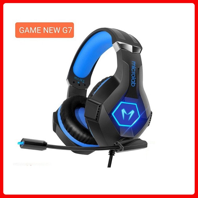 Tai Nghe Gaming Chụp Tai (Headphone Gaming) Microlab G7 NEW- Hàng Chính Hãng