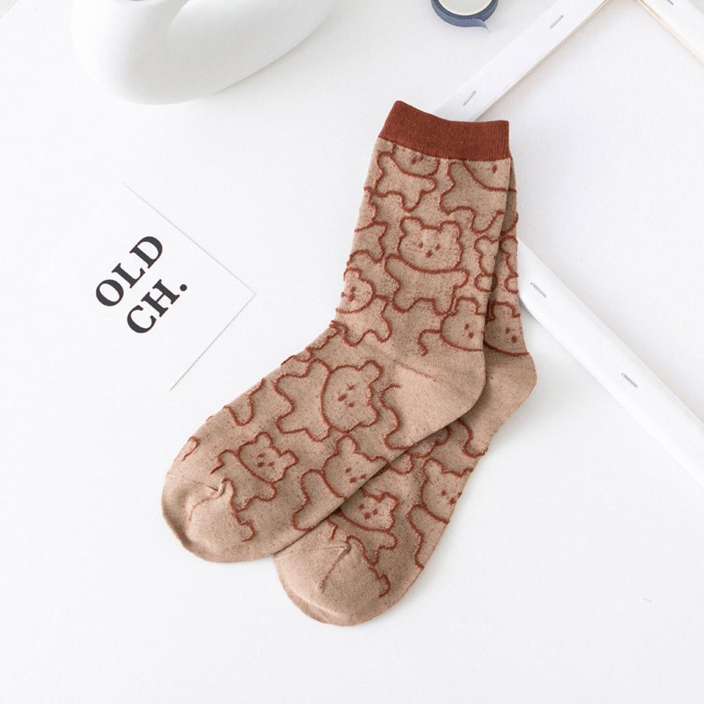 AROMA Vớ Cotton Nữ Họa Tiết Hoạt Hình Dễ Thương