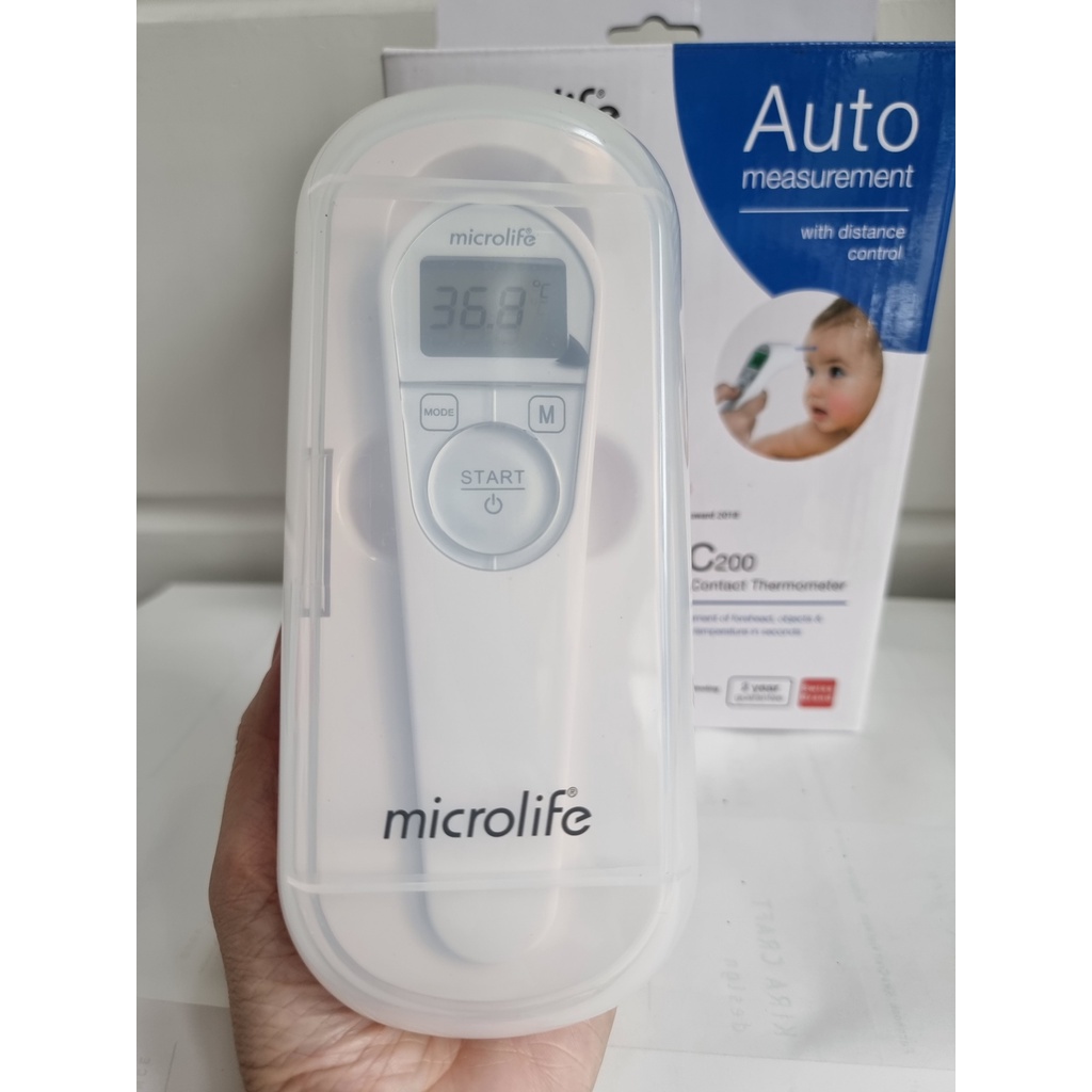 Nhiệt kế hồng ngoại đo trán Microlife NC200 - Bảo hành 2 năm