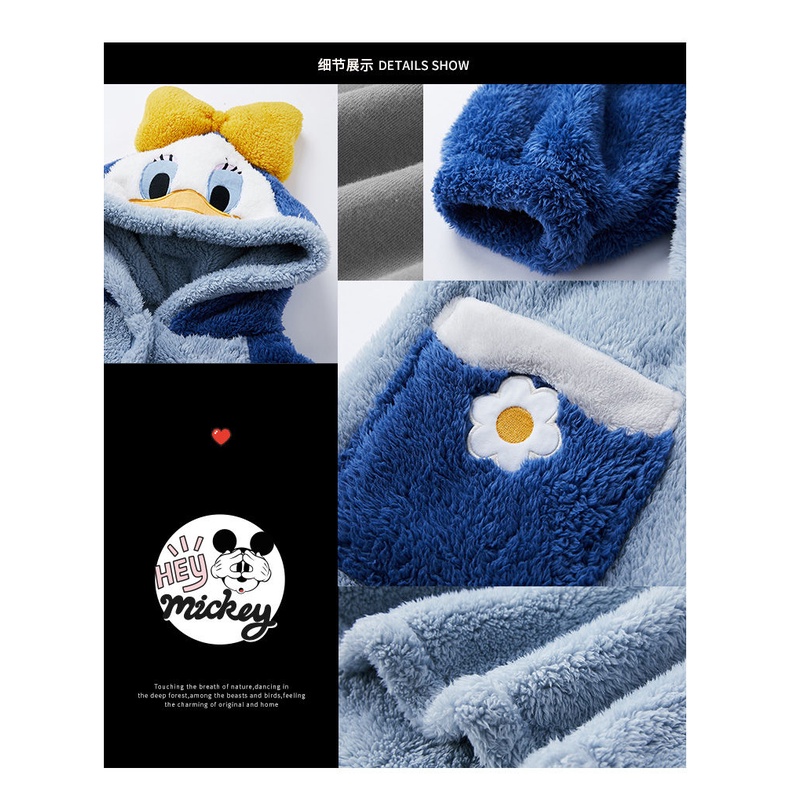 Áo choàng chất nỉ dày dặn phong cách thu đông thời trang xinh xắn cho nữ