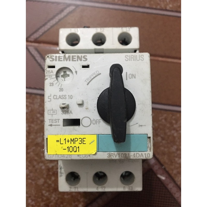 CB bảo vệ động cơ Siemens 3RV1021 Made in Germany