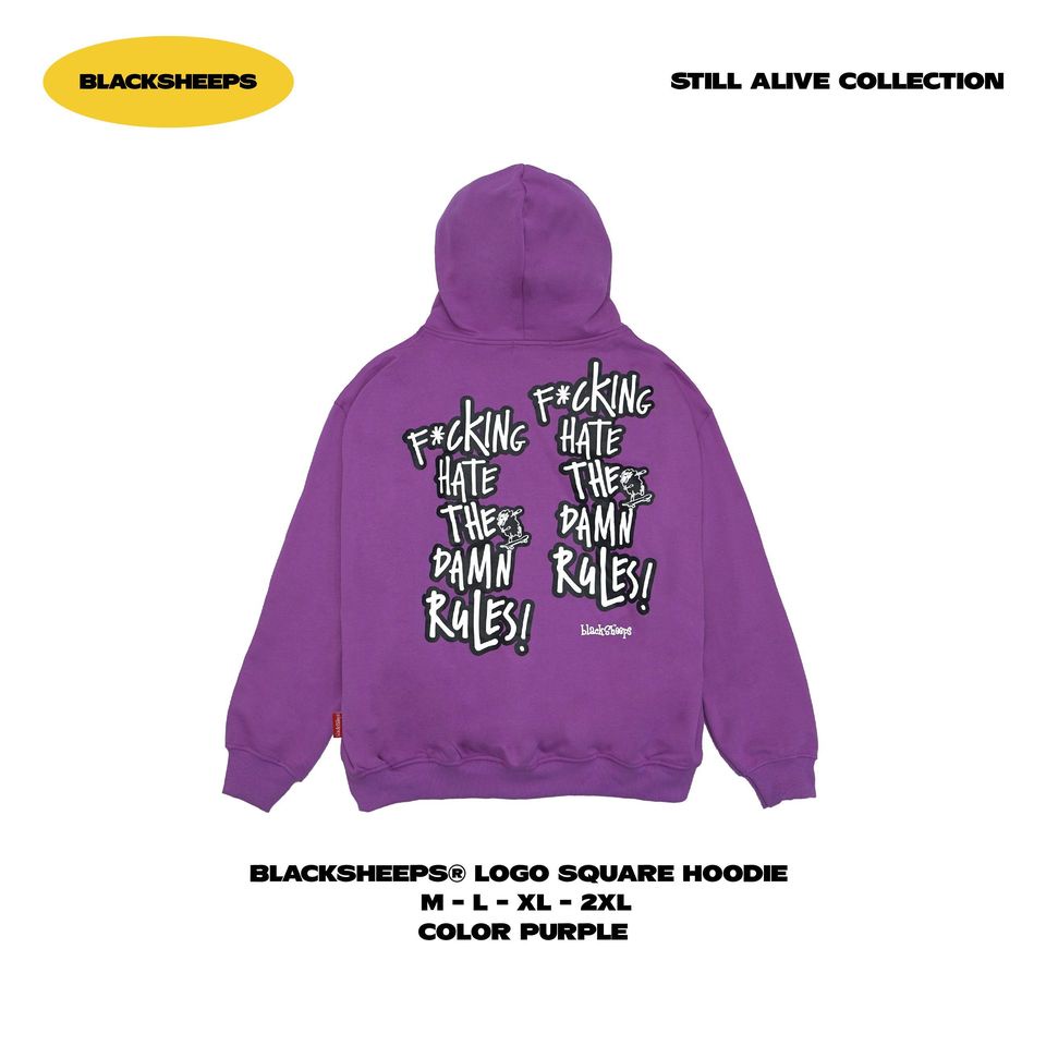 Áo Hoodie Nam Nữ BLACKSHEEPS Màu Tím