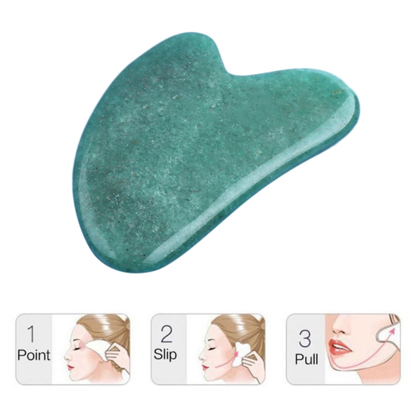 [Hàng mới về] Tấm cạo massage guasha cho cơ thể làm từ ngọc bích