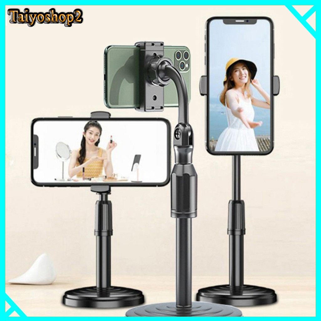 Kẹp 1 Điện Thoại Để Bàn K02/ Sử dụng livestream- xem video- Ổn Định/ Có thể Xoay 360 Độ/ Sử dụng Đa năng