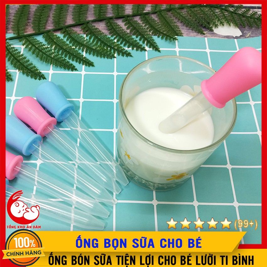 Ống Bón Sữa Cho Bé Lười Ti Bình, Ống Bón Thuốc 5ml Cho Bé - SP000760