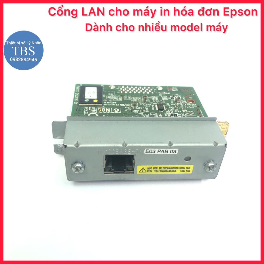 Cổng LAN cho máy in hóa đơn Epson TM-T 82 và các model máy khác