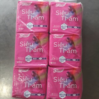Băng Vệ Sinh Diana siêu thấm dày cánh Lốc 6 gói