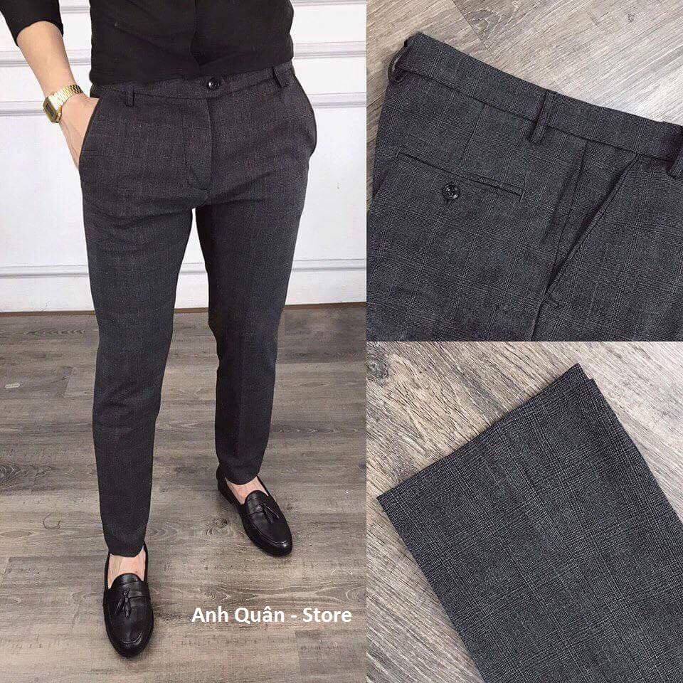 Quần Âu Nam Hàn Quốc Màu Đen Kẻ Ca Rô Chìm Siêu Hót Mẫu Mới Nhất 2020 | BigBuy360 - bigbuy360.vn