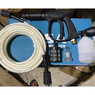 Combo súng+dây+bình bọt+cút nước rửa xe