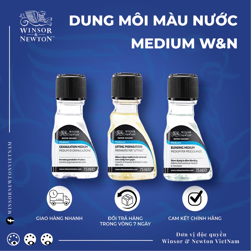 Dung môi màu nước Medium Winsor & Newton