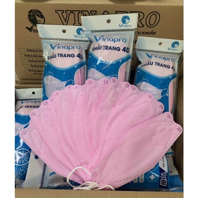 [Thùng 300c] Khẩu trang 4D Vinapro KF94