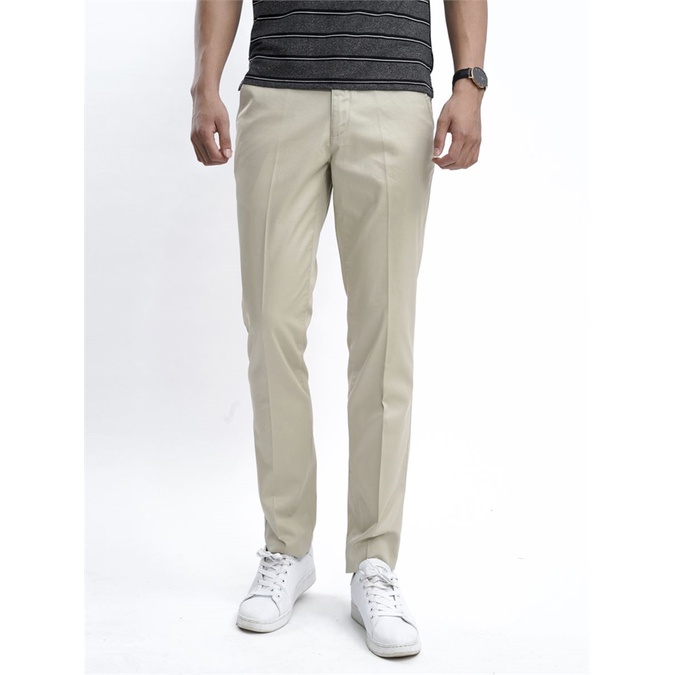Quần kaki nam Aristino  ly vĩnh viễn , cotton thấm hút ,có tú sau AKK015S7-regular
