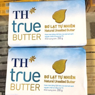 Bơ Lạt Tự Nhiên TH True Butter 200G
