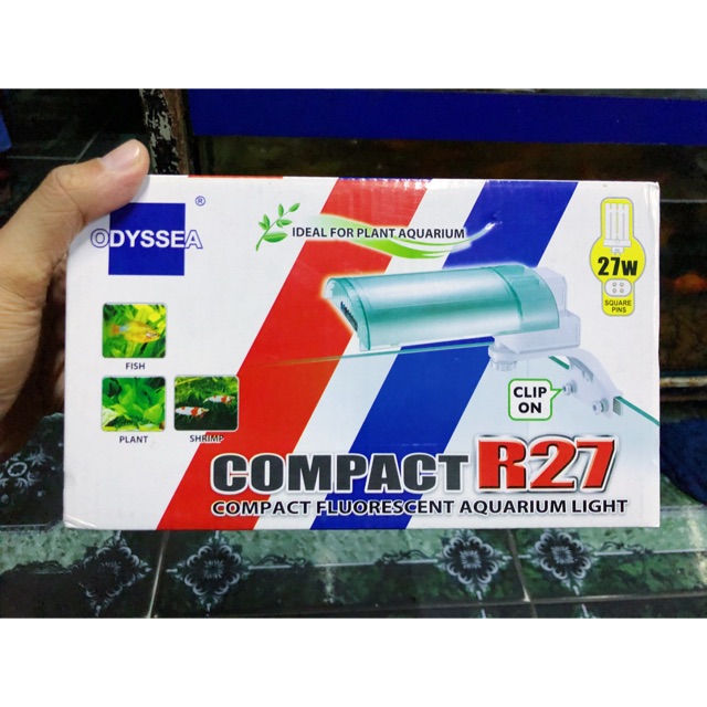 ĐÈN LED KẸP THỦY SINH ODYSSEA COMPACT R27 27W