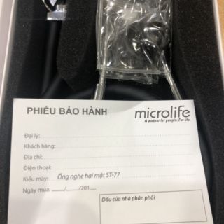 Ống nghe 2 mặt Microlife ( Model : ST-77 )