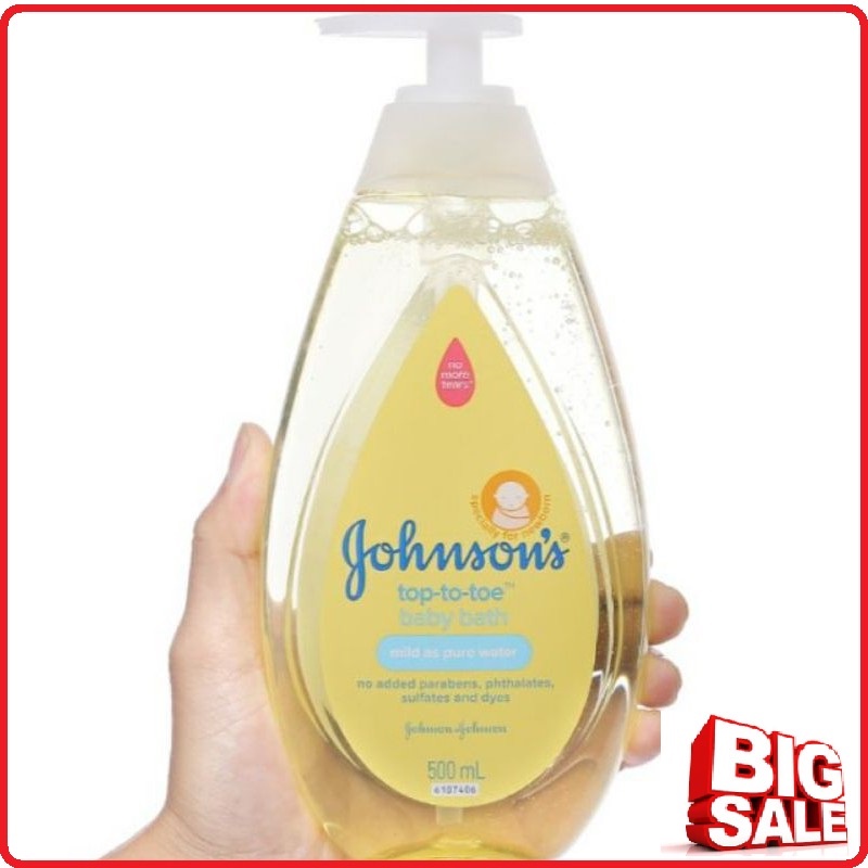 Sữa tắm gội toàn thân Johnson's TOP TO TOE 500ml
