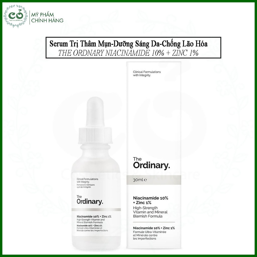[Mã COS1904 giảm 8% đơn 300K] Dưỡng da The Ordinary Niacinamide 10% + Zinc 1%
