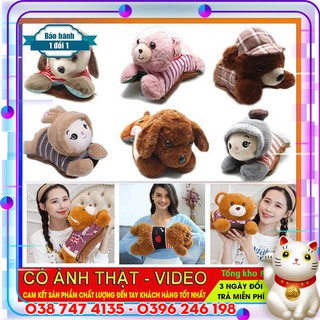 GỐI SƯỞI, GỐI ỐM - TÚI SƯỞI CHƯỜM HÌNH THÚ BÔNG⚡🆂🅰🅻🅴 ⚡ GIỮ ẤM TỪ 5-7 TIẾNG - CHẤT LƯỢNG CAO (BẢO HÀNH 6 THÁNG)