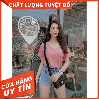 Áo phông giấy cổ tim Zara vnxk