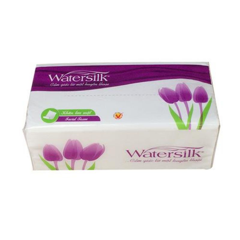 Giấy ăn rút hiệu watersilk hình hoa tulip