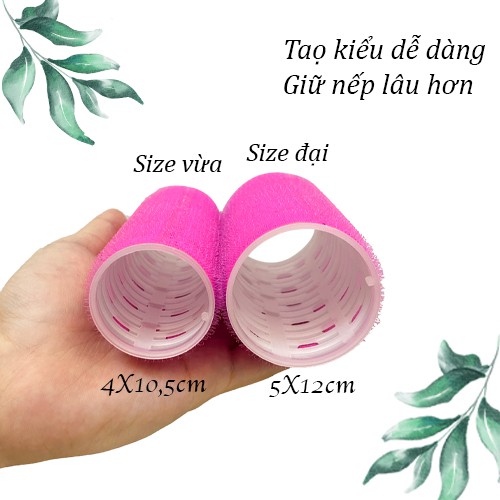 Lô Cuốn Tóc Lõi Nhôm tự dính uốn mái bay (Size vừa- đại)