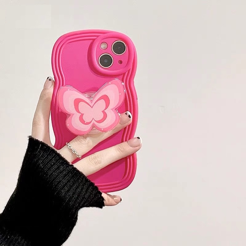 Ốp Điện Thoại tpu Mềm Họa Tiết Ruy Băng Thắt Nơ Gắn Nhẫn Đỡ Cho Iphone 12 pro max 11 pro max xs max xr x 13promax