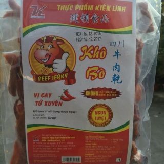 [FREESHIP 99K TOÀN QUỐC] Khô bò miếng giòn 500gr .