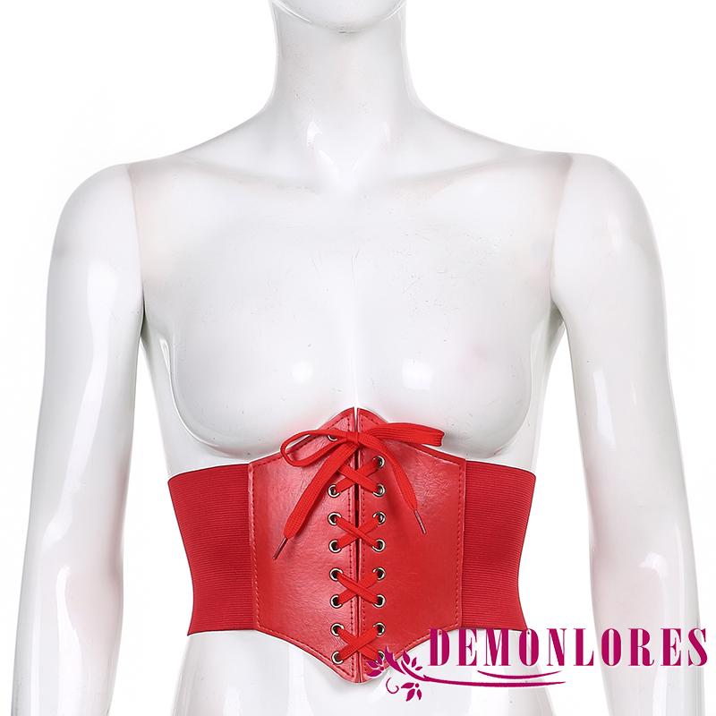 Áo nịt ngực không tay màu trơn có dây rút thời trang quyến rũ cho nữ