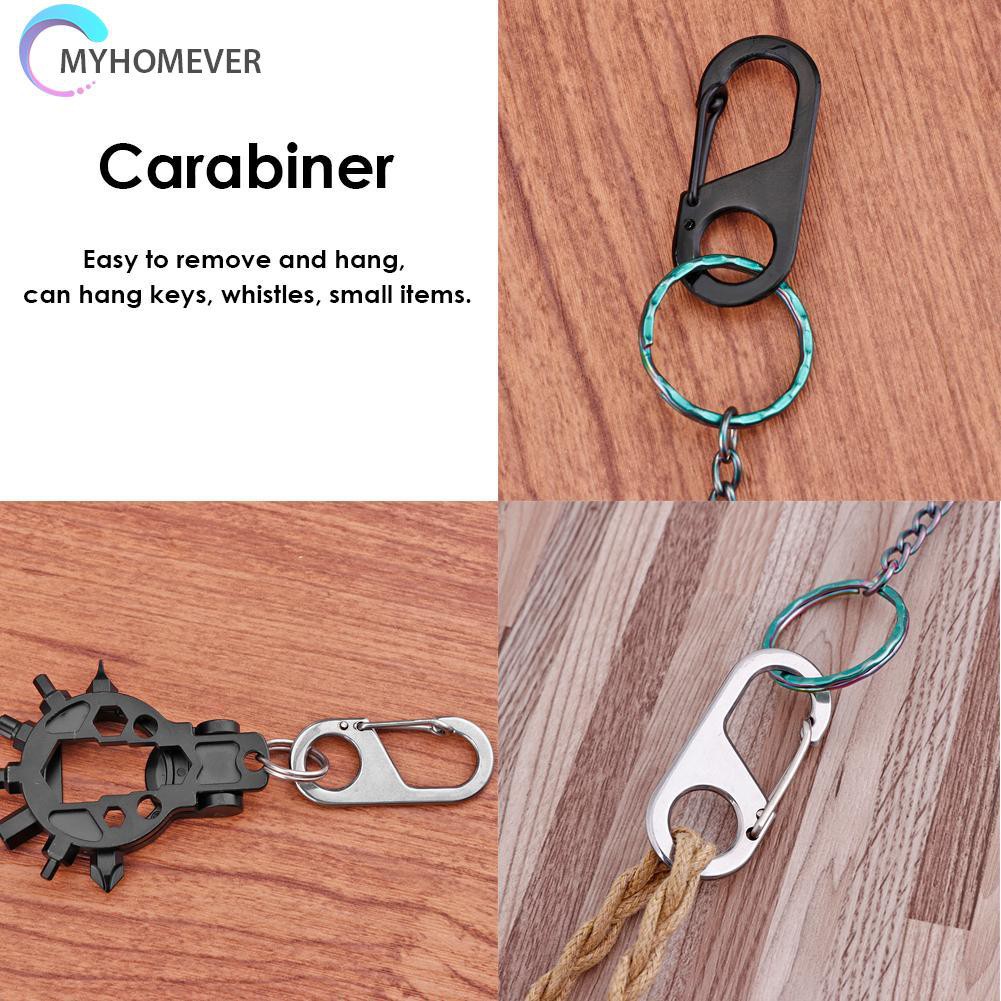 Móc khóa carabiner hình số 8 đa dụng chất lượng cao