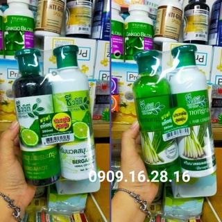 1 cặp dầu gội xả sả, chanh thái lan