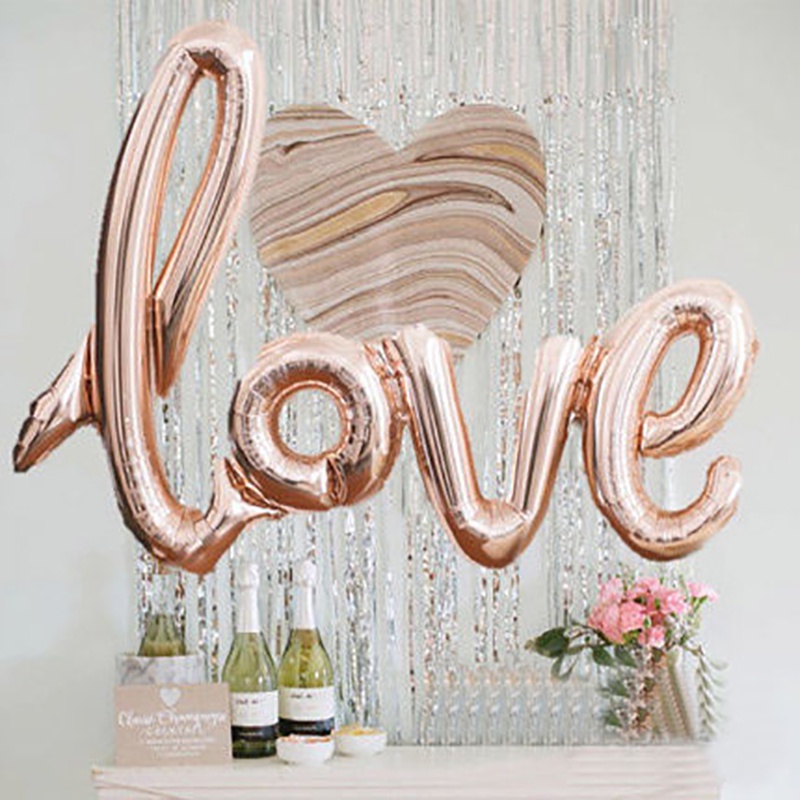 Bong Bóng Hình Phông Chữ love Thích Hợp Cho Tiệc Cưới
