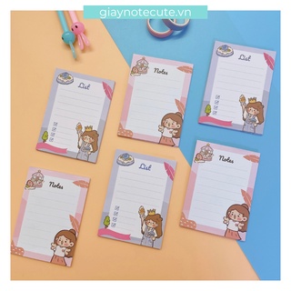 Giấy note cô gái dễ thương 2_giấy ghi chú dễ thương_giaynotecute.vn