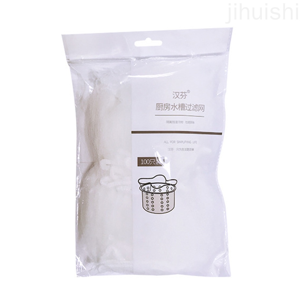 Set 30 / 100 Túi Lưới Lọc Rác Bồn Rửa Chén Chống Tắc Nghẽn Tiện Dụng