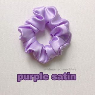 Dây cột tóc Scrunchies phi bóng (satin)