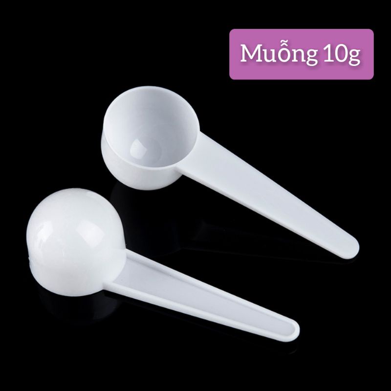 (1 cái) Muỗng 10g đong gia vị, múc bột sữa, định lượng nguyên liệu nhà bếp, nhựa pp