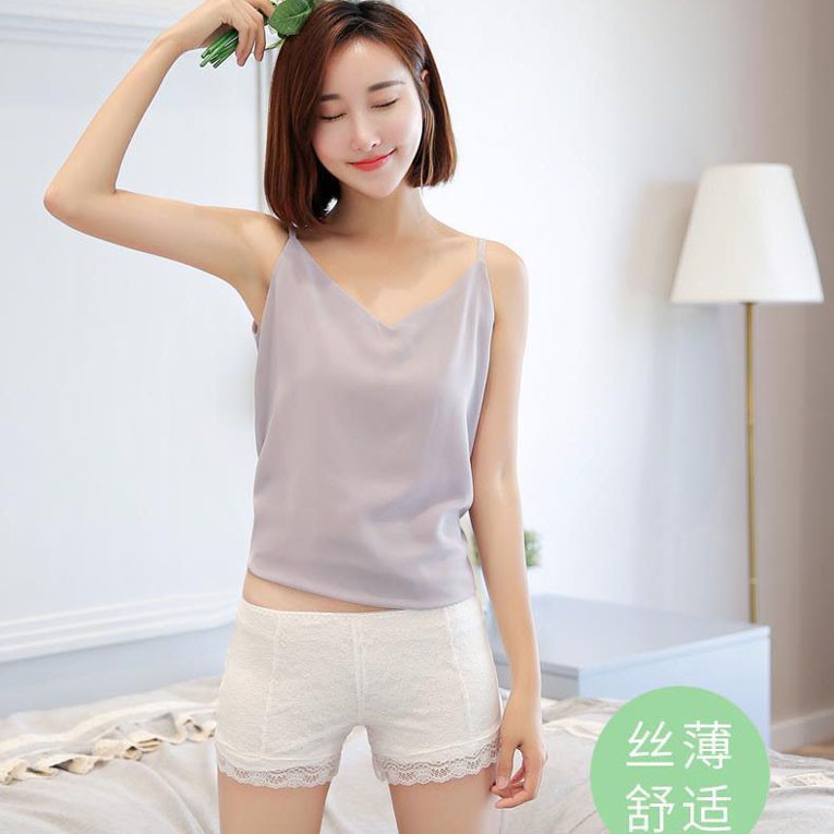 Quần short nữ, quần mặc váy trong ren 2 lớp