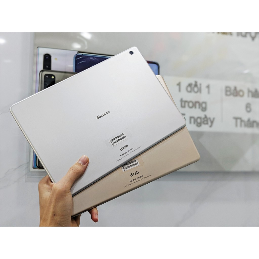 Máy tính bảng Huawei Dtab D01k (M5 Lite Nhật) | 4 Loa Harman/Kardon Kháng nước kháng bụi | tại Playmobile