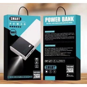 (MẪU MỚI 2019) SẠC DỰ PHÒNG SMART A9+ 20.000MAH 2 CỔNG USB FULLBOX