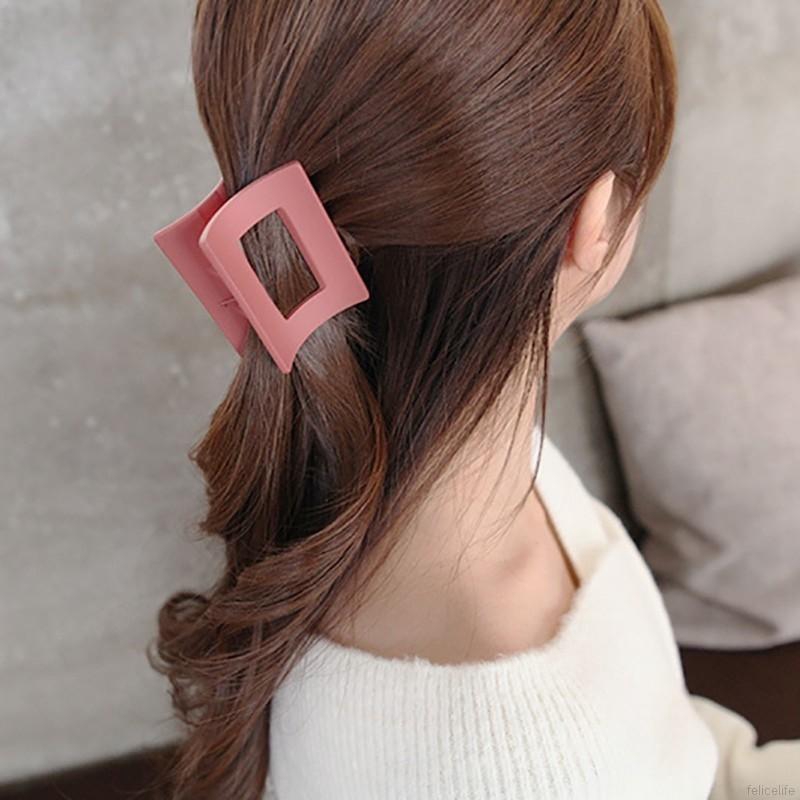 Kẹp tóc móng vuốt hình vuông thời trang nữ Hàn Quốc