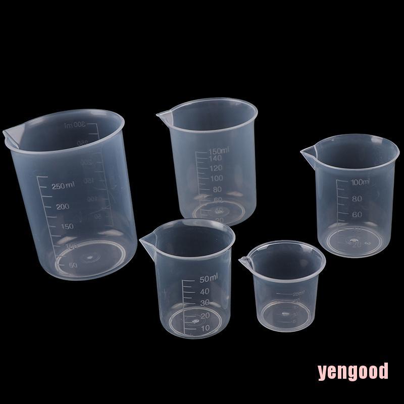 Bộ 2 Cốc Đo Lường Bằng Nhựa Trong Suốt Đặc Biệt