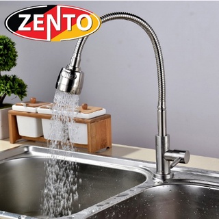 Vòi rửa bát đơn inox 304 zento sus4639