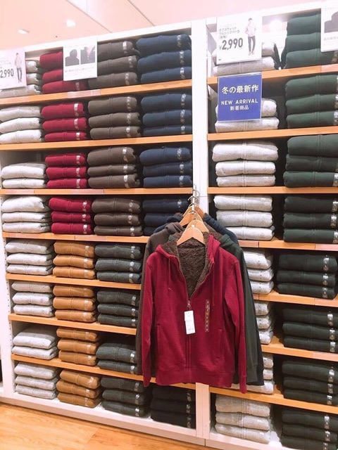 Sale ÁO NỈ LÓT LÔNG CỪU NAM UNIQLO AUTH | BigBuy360 - bigbuy360.vn