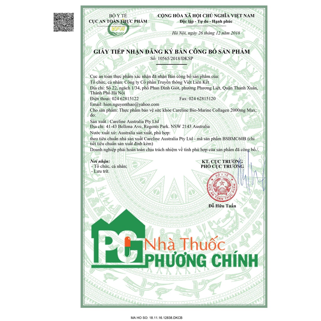 Viên Uống Bổ Sung Collagen Của Úc Bio-Marine Careline - Ngăn Ngừa Lão Hóa, Giảm Nếp Nhăn, Giúp Da Trắng Hồng Tự Nhiên