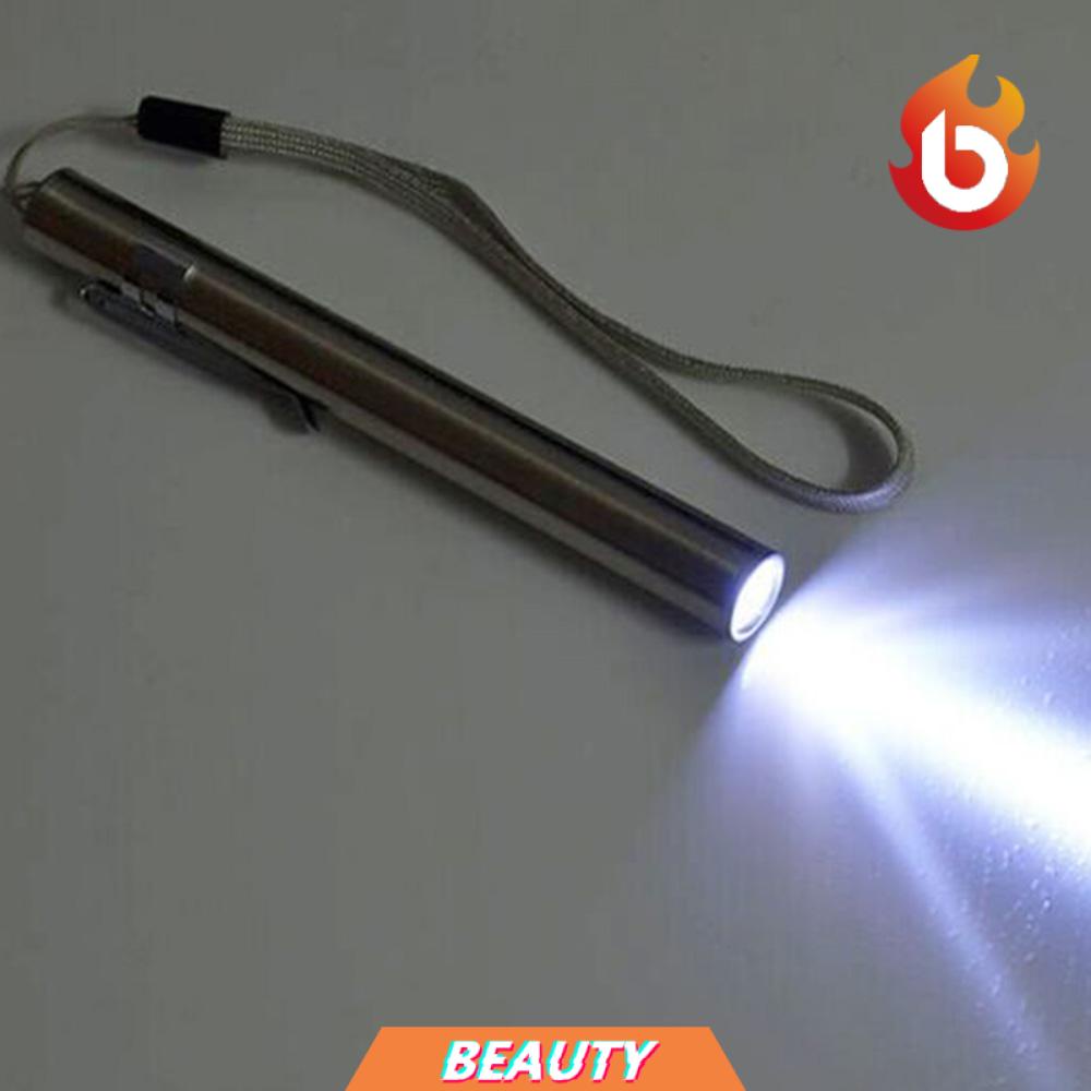 Đèn Pin Bỏ Túi Siêu Sáng|Đèn Pin LED Mini Siêu Sáng Bằng Thép Không Gỉ Sạc USB