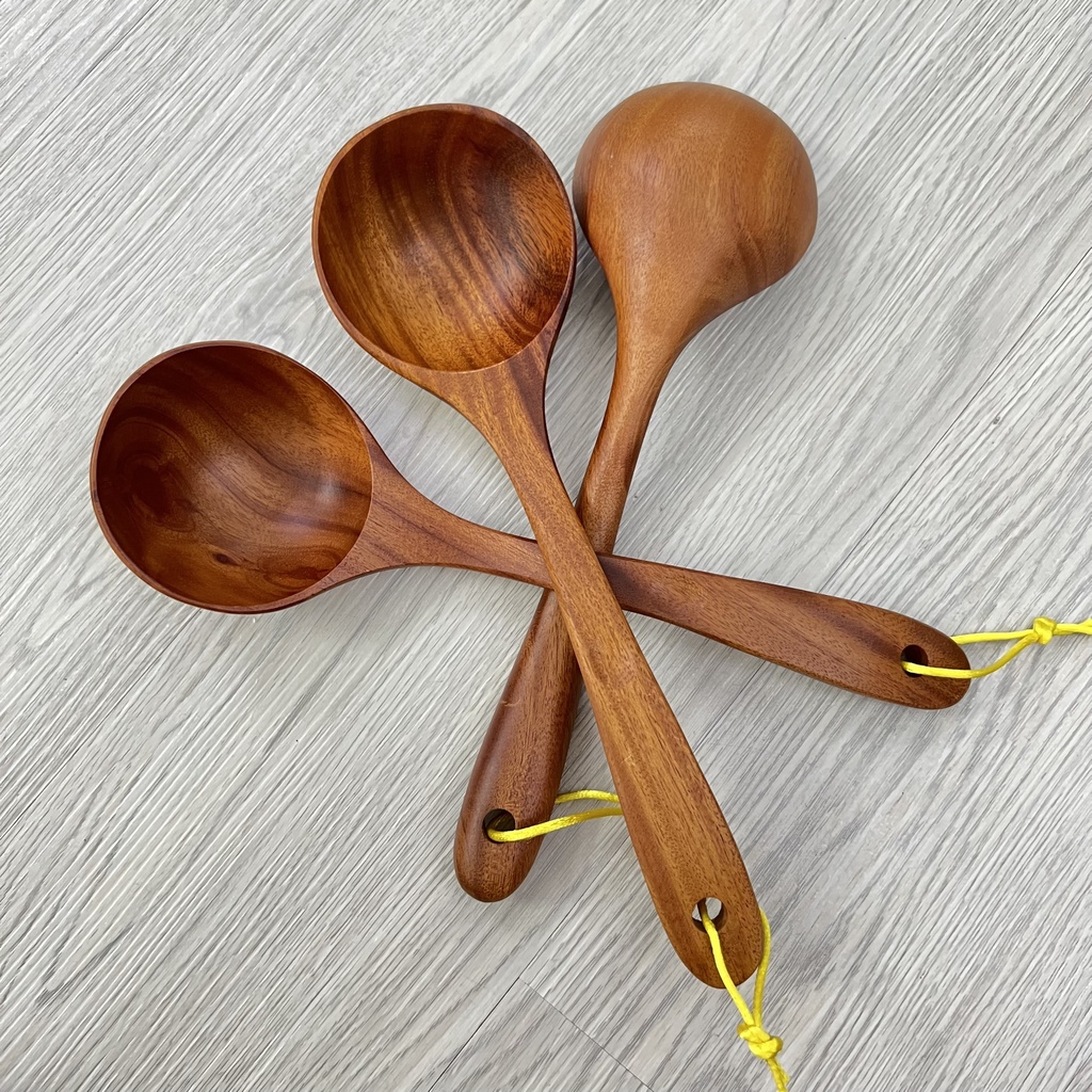 Vá Gỗ Múc Canh dùng Cho Nồi Chống Dính an toàn và sạch sẽ 27*8*3cm
